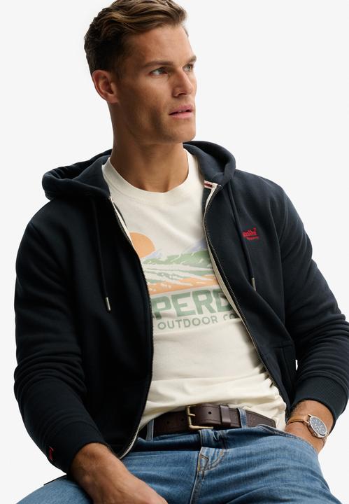 Produktbild Superdry Felpa con Cerniera Logo Essential (L)