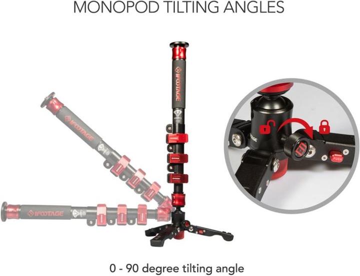Image du produit iFootage Cobra 2 C120 Carbon Monopod (Carbone)
