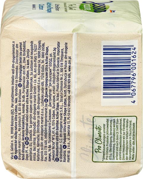Produktbild dm Jessa Ultra-Binden Nature Active Shape