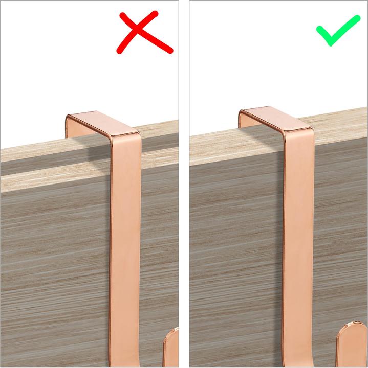 Actual product image Relaxdays Door Hook Set of 5, For Clothes