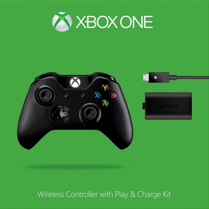 Image du produit Microsoft Manette sans fil Xbox One & kit de chargement (Xbox One S, Xbox One X, Xbox Series S, Xbox Series X)