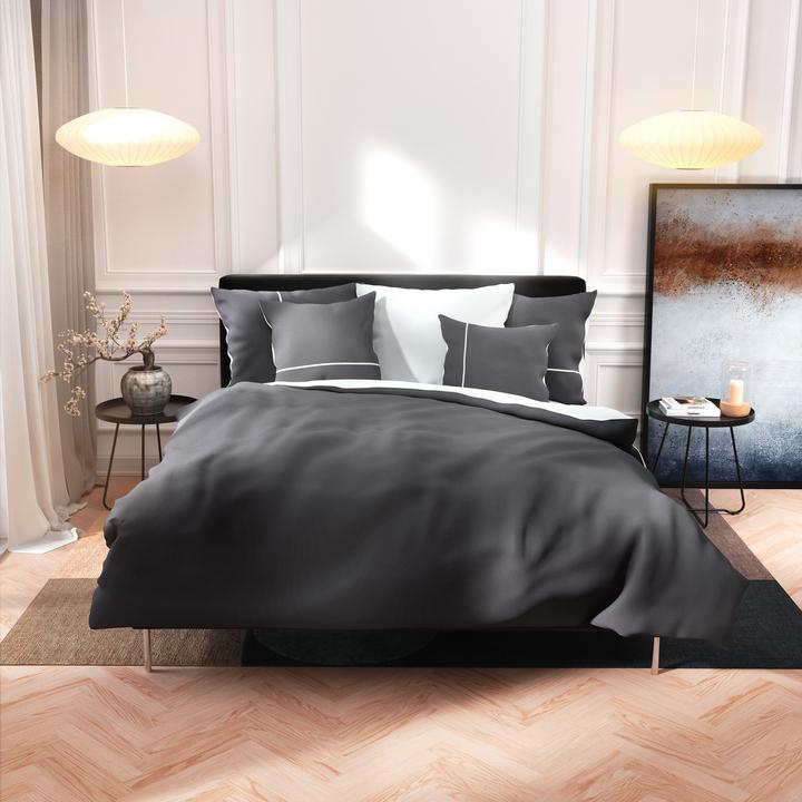 Image du produit Buona Notte UNI noir/gris (Housse de couette, 50x70 cm)