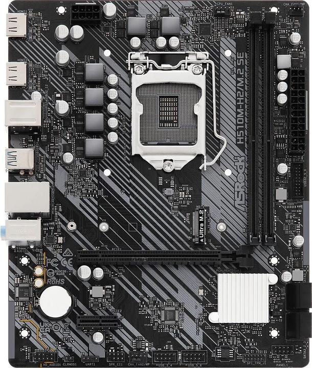 Actual product image AsRock H510M-H2/M.2 SE (LGA 1200, Intel H470, mATX)
