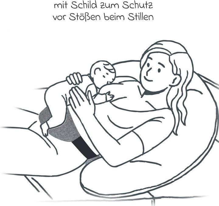 Immagine prodotto Theraline Belly Protect, incluso cuscino e scudo in pietra di ciliegio