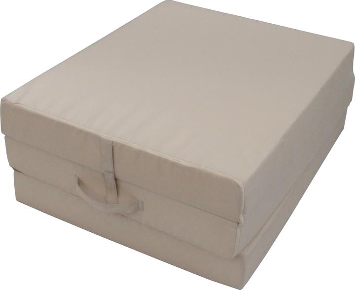 Produktbild Herlag Klappmatratze Senior beige, 195x85 cm, Campingmatratze, Faltmatratze