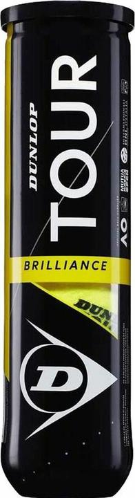 Image du produit Dunlop Balles de tennis TOUR BRILLIANCE 4-tube ITF