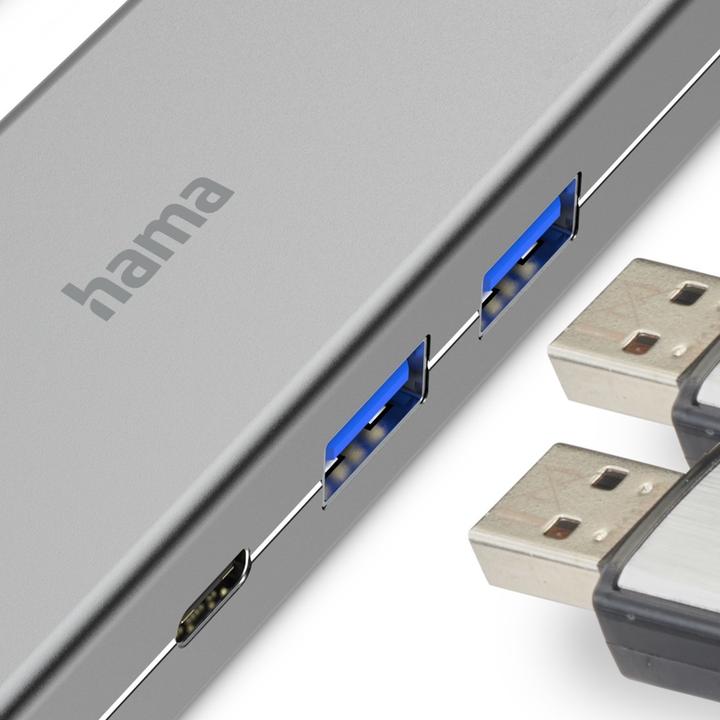 Actual product image Hama USB-C-Multiport Adapter (USB-C, 1 Ports)