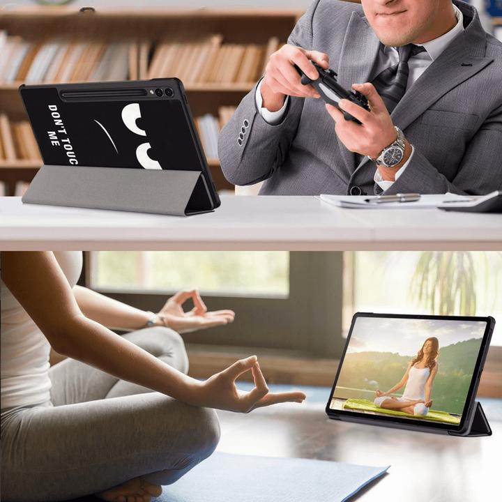 Produktbild Cover-Discount Galaxy Tab S9+ - Tri-fold Smart Case Don't Touch (Galaxy Tab S10+, Galaxy Tab S9+)
