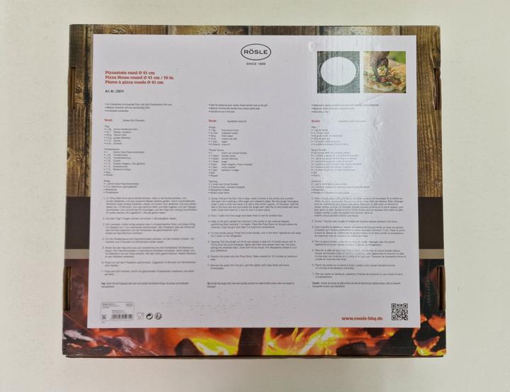Actual product image Rösle Pizzastein