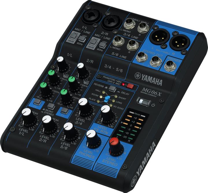 Image du produit Yamaha MG06X (Studio et mixeur live)