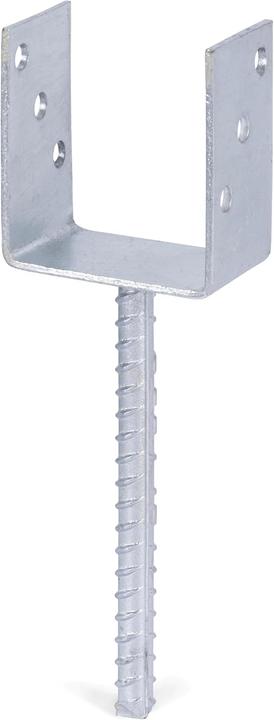 Actual product image GAH U-post support with concrete anchor made of corrugated steel (214265) (Concrete anchors, 1 pcs.)