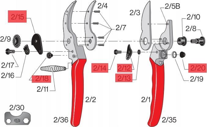 Produktbild Felco Reparatursatz