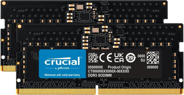 Actual product image Crucial CT2K8G48C40S5 (2 x 8GB, 4800 MHz, DDR5 RAM, SO-DIMM)