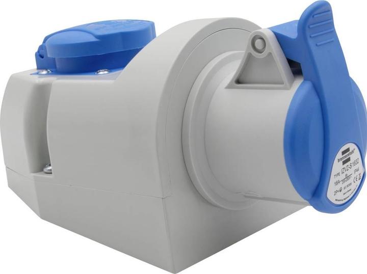 Brennenstuhl Presa a muro combinata con presa CEE 230V/16A e contatto di protezione tipo F IP44