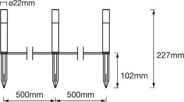 Actual product image Ledvance Dekorative Poles (45 lm, IP65)