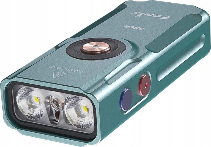 Fenix E06R, Schlüsselanhänger-Taschenlampe 3-in-1, türkis (6.90 cm, 700 lm)