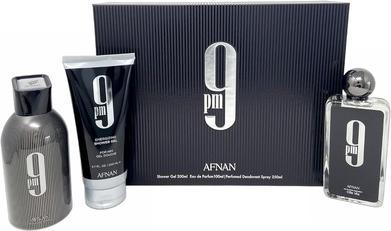 Afnan 9PM - EDP 100 ml + sprchovÃ½ gel 200 ml + deodorant 250 ml (Manicure set)