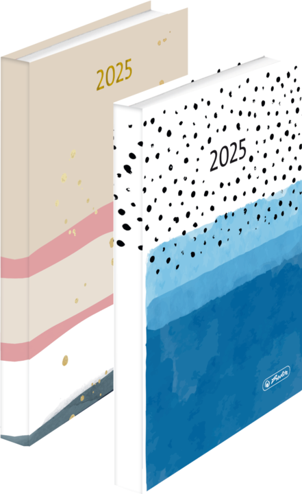 Immagine prodotto Herlitz Minitimer A6 copertina rigida 2025 2 motivi 144 pagine, 1 settimana=2 pagine (Italiano)