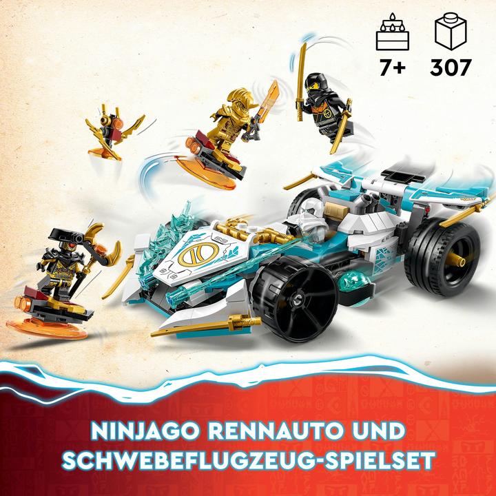 Produktbild LEGO Zanes Drachenpower-Spinjitzu-Rennwagen (71791, LEGO Ninjago)