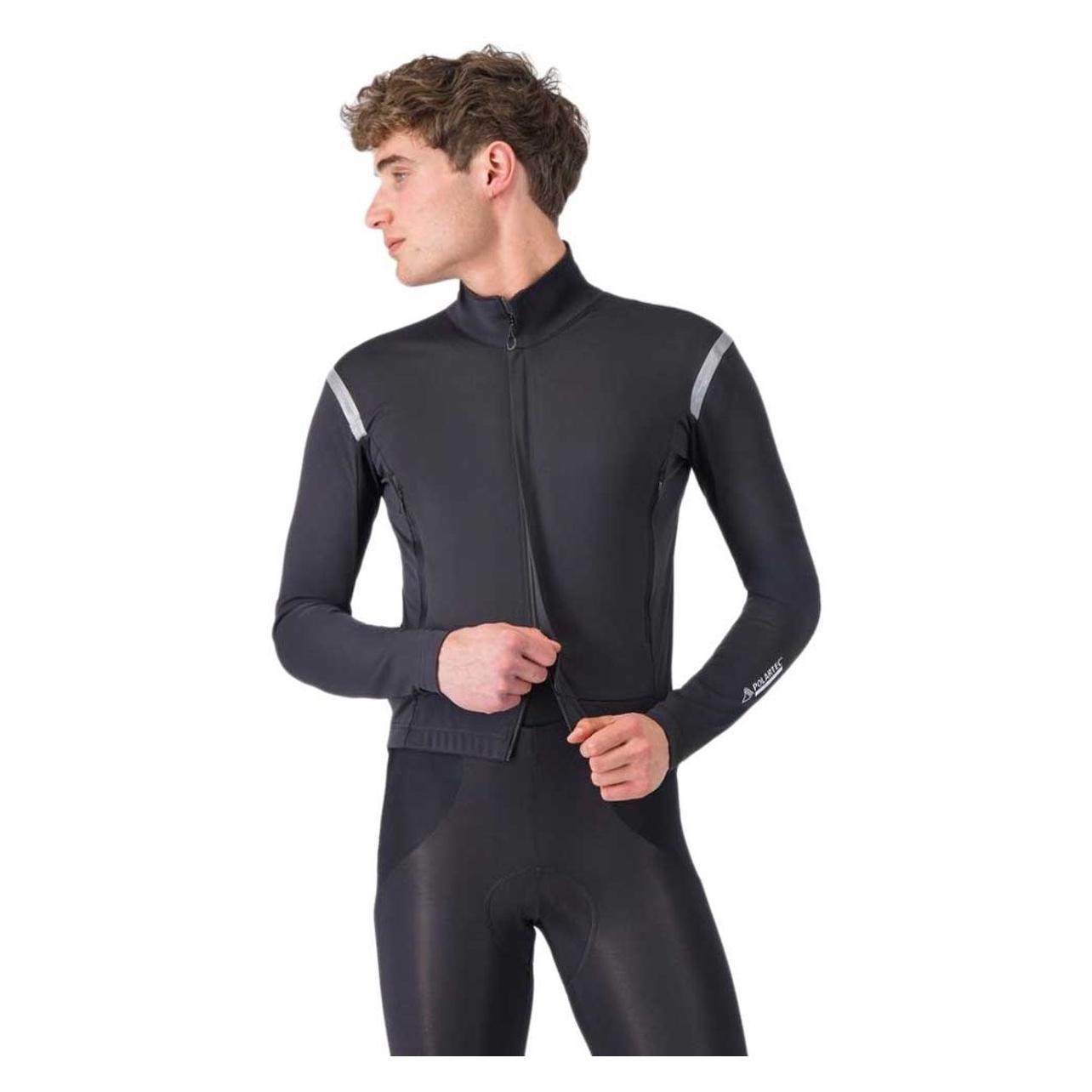 Castelli, Herren, Velojacke, Perfetto RoS 3 Jacket (Xl), Schwarz, Grau, Silber, Xl