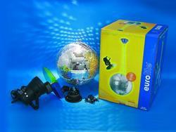 Actual product image Eurolite Mirror ball set 30cm with pinspot (30 cm)