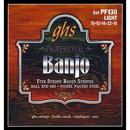 GHS PF130 5-Str. Banjo L nickel Ball End (5 x, Banjo), Saiten