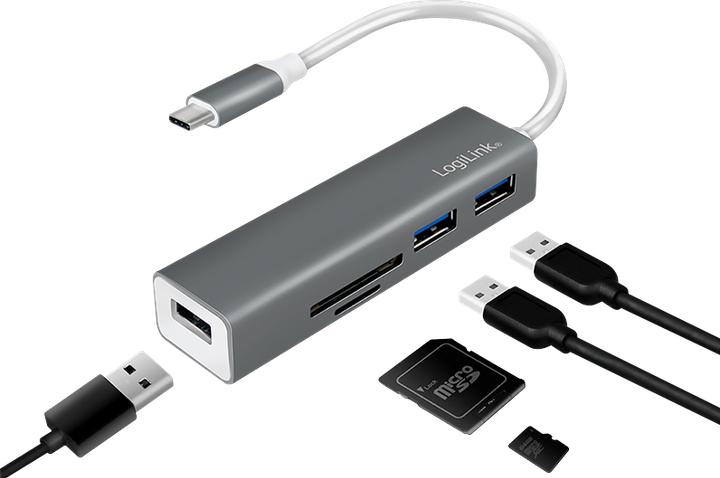 Actual product image LogiLink UA0305 (USB-C, 3 Ports)