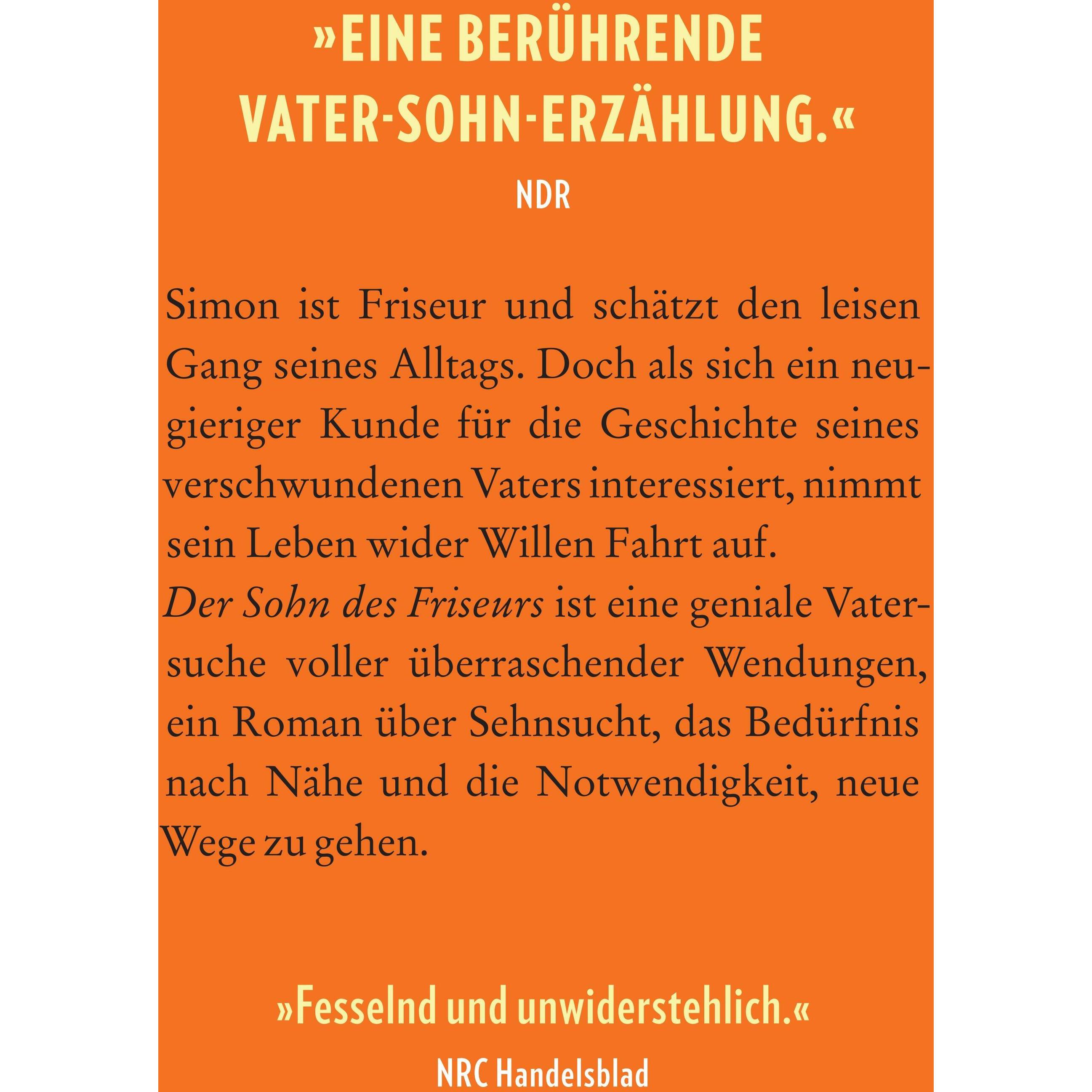 Thumbnail - Der Sohn des Friseurs, Belletristik von Gerbrand Bakker