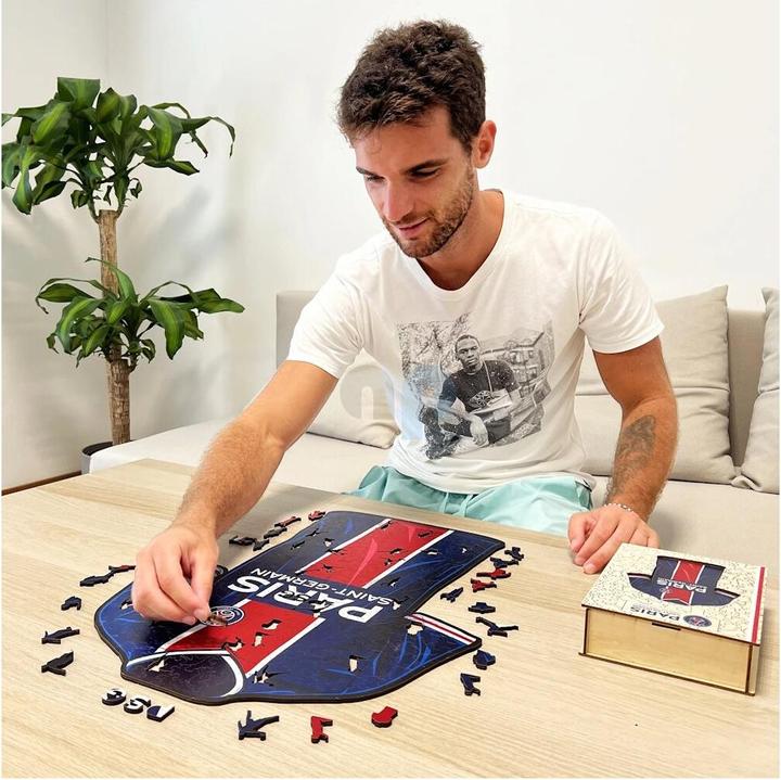Image du produit Iconic PSG FC - Maillot - Puzzle en bois Taille L (500 pièces) (500 pièces)