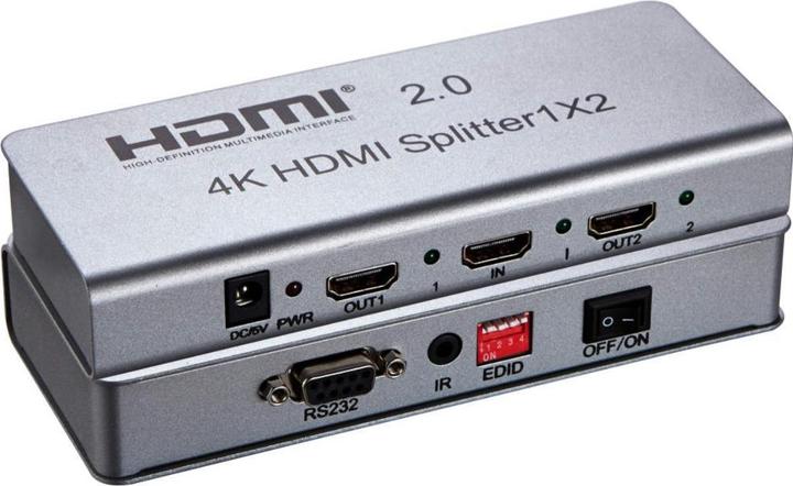 Image du produit Aten PremiumCord HDMI 2.0 splitter 1-2 porty, 4K x 2K/60Hz, FULL HD, 3D, repeater v setu