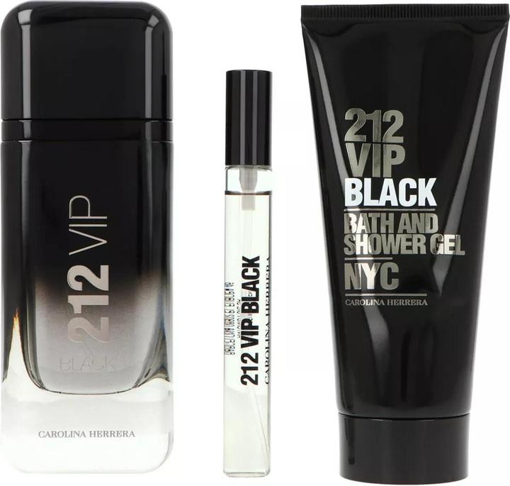 Image du produit Carolina Herrera C.H. 212 VIP BLACK MEN EDP SPRAY 100 ML ENSEMBLES NAV24 (Coffret de parfum)