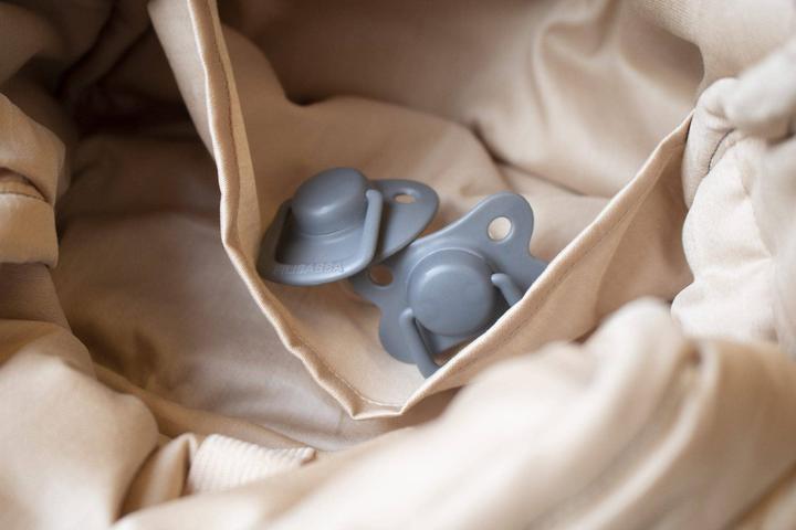 Actual product image Filibabba Pacifiers 2-pack - Stone grey 0-6 months (2 x, up to 6 M.)