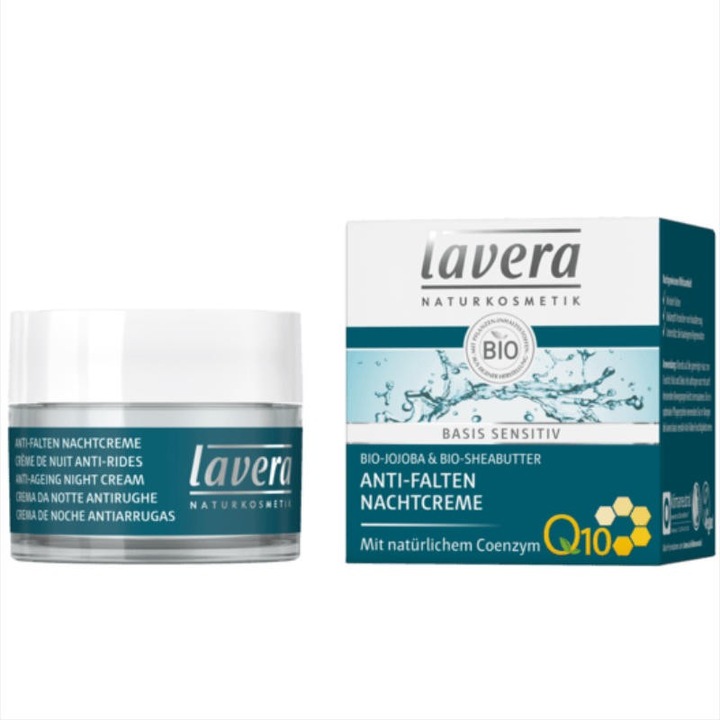 Immagine prodotto Lavera Q10 base sensibile (50 ml, Crema notte)