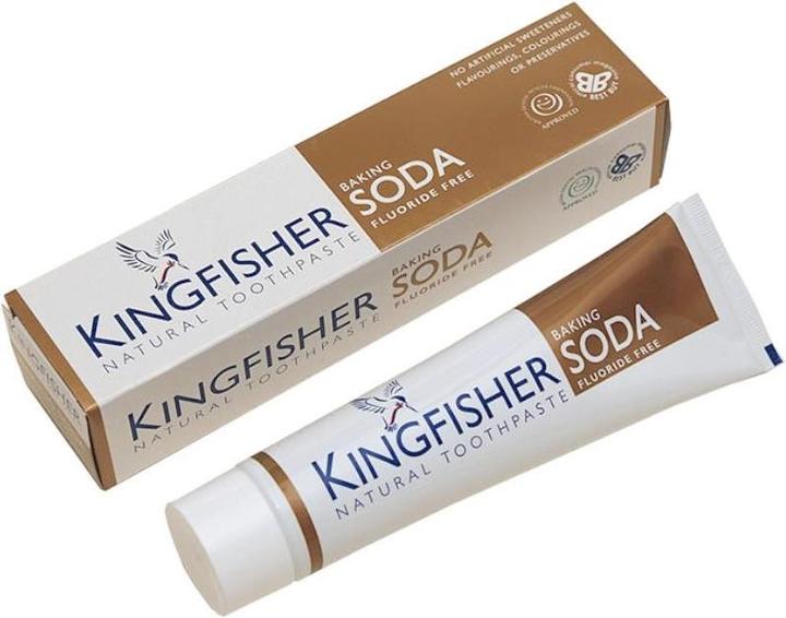 Actual product image Kingfisher Toothpaste Baking Soda without fluorine (100 ml)