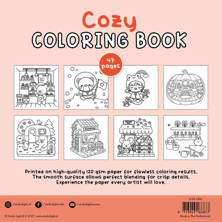 Produktbild art by marlene Cozy Malbuch, Nr. 02 - Essentials