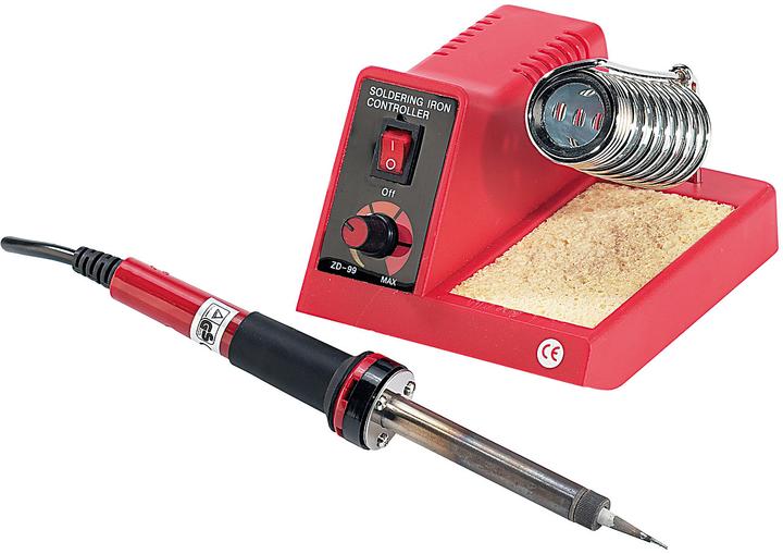 Actual product image AGT Soldering station complete set with 5 soldering tips, 150 - 480 °C, 58 Watt