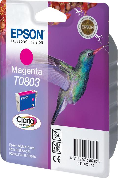 Immagine prodotto Epson T0803 Claria Photographic (M)