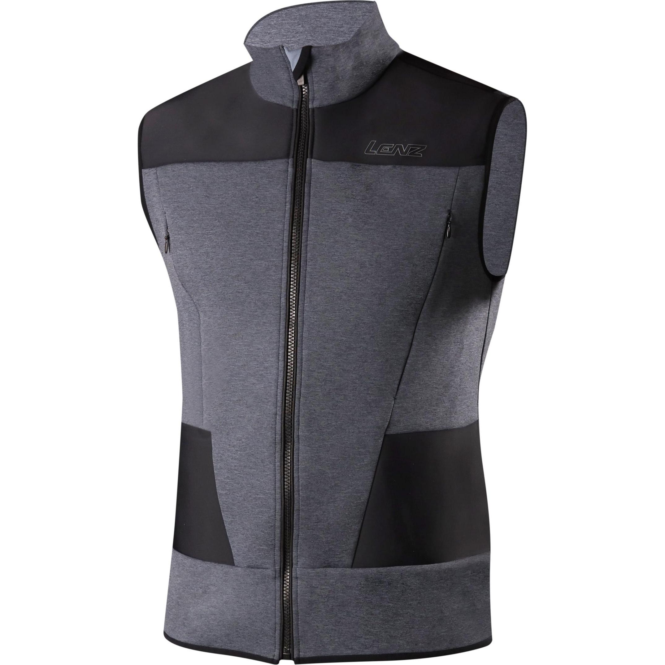 Lenz, Unisex, Weste, Heat Vest 2.0 uni, Grau, Schwarz, (XXL)