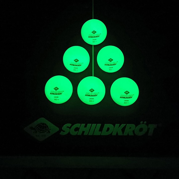 Actual product image Donic Glow in the Dark (6 pcs.)