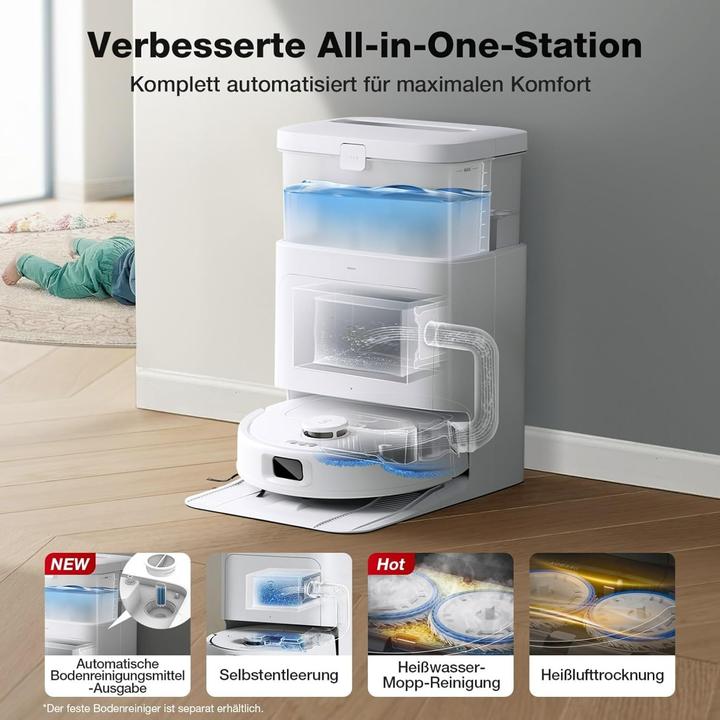 Image du produit Ecovacs N30 PRO (10000 Pa, Tampons d'essuyage (rotatifs))