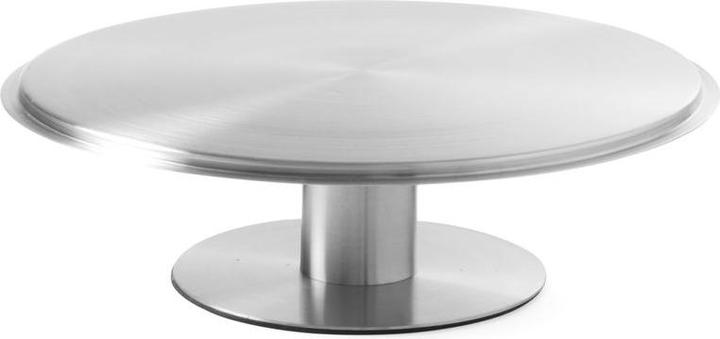 Produktbild Hendi Tortenplatte drehbar Edelstahl 300x90 mm