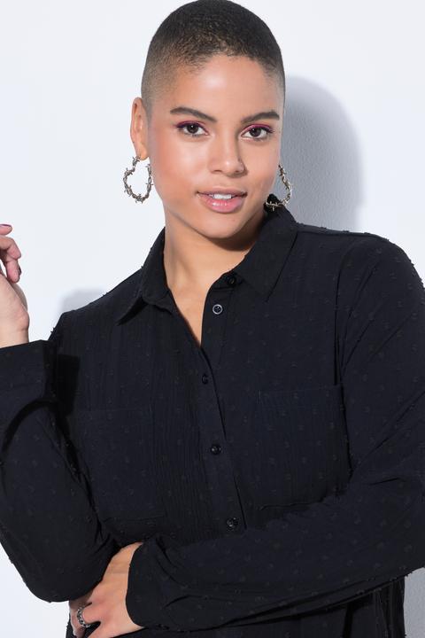 Immagine prodotto Studio Untold Camicia dal taglio dritto con texture a pallini e maniche lunghe (50)