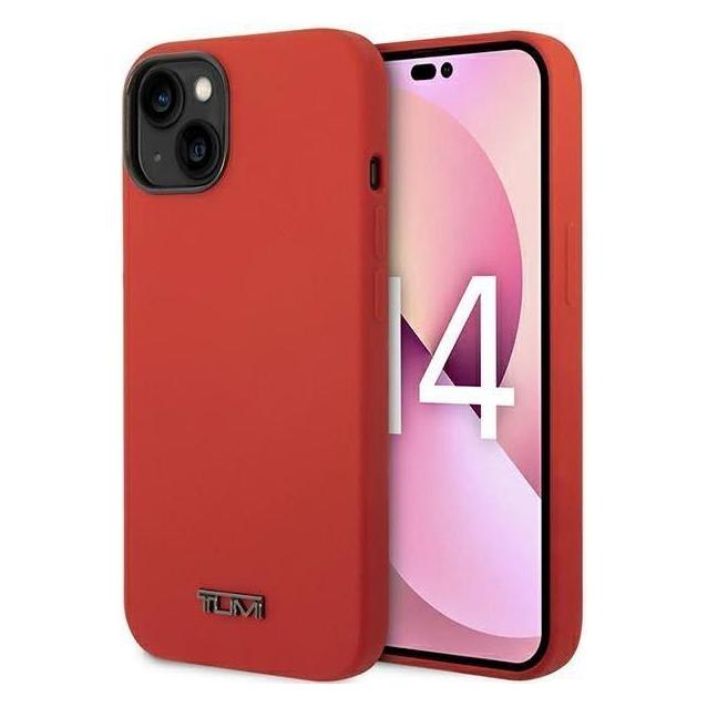 Tumi TUHCP14SSR iPhone 14 6,1" czerwony/red hardcase Liquid Silicone (Apple iPhone 14), Smartphone Hülle, Rot