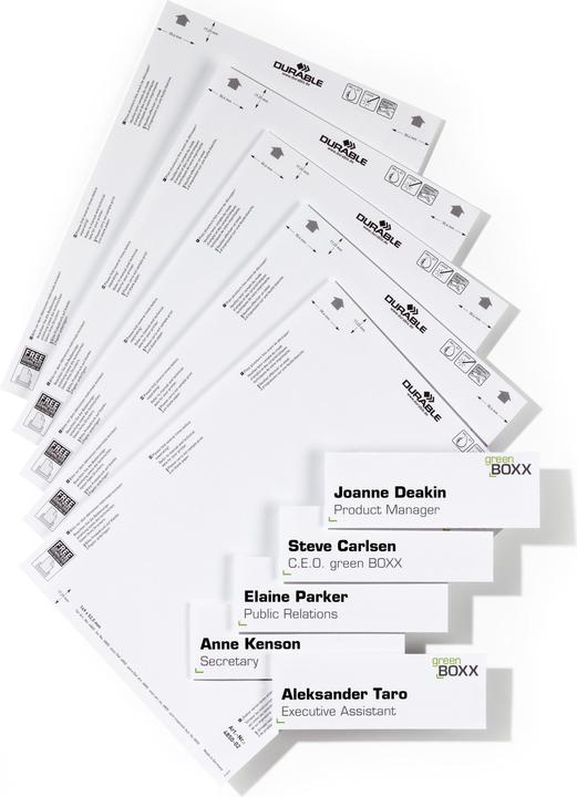 Image du produit Durable Feuille pour plaque de porte Info Sign 4800