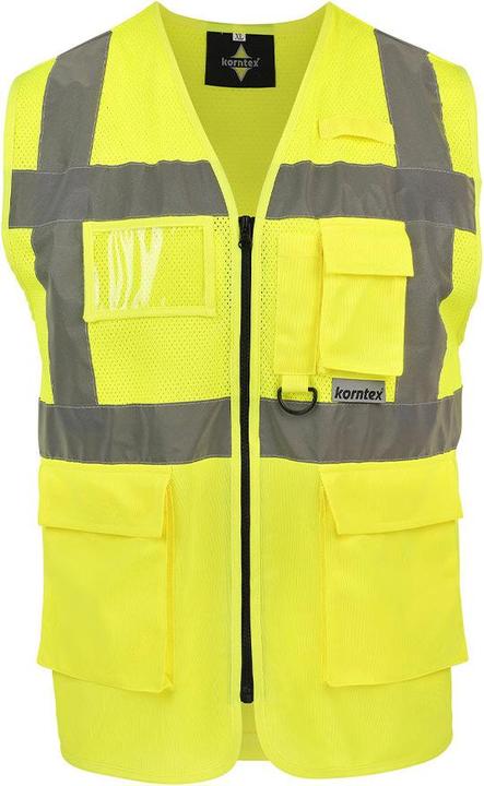 Produktbild Korntex Executive Mesh Multifunktions-Warnweste (XL)