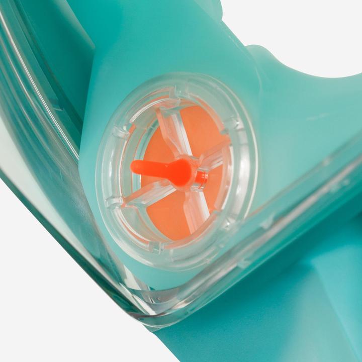 Produktbild Subea Schnorchelmaske Tauchen Damen/Herren - Easybreath 900 beige/grün