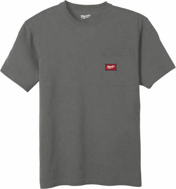 Immagine prodotto GCS Maglietta a maniche corte con taschino - Grigio chiaro Wtssgr-L (L)