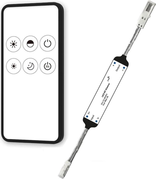 Produktbild Isoled LED Funk PWM-Dimmer MiniAMP inkl. Fernbedienung, 12-24V DC, 3A
