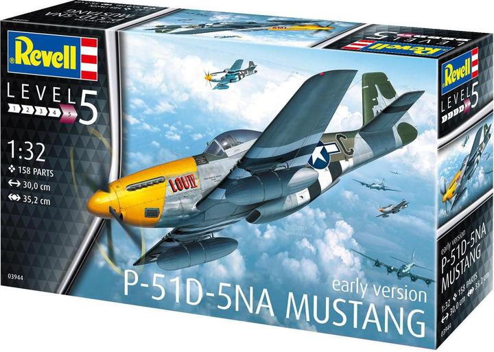Actual product image Revell P-51D-5NA Mustang (early version)