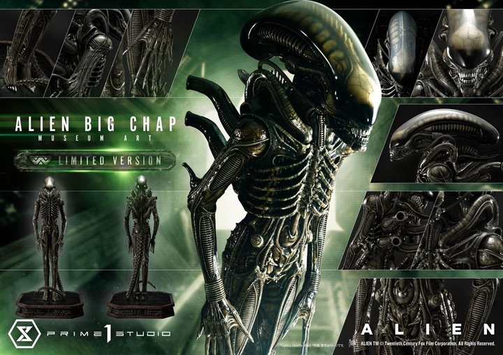 Image du produit Prime 1 Studio Aliens statuette 1/3 Alien Big Chap Museum Art Limited Version 85 cm